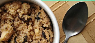 Receta: Quinoa con Manzana y Pasas #HerenciadelBigote #ad
