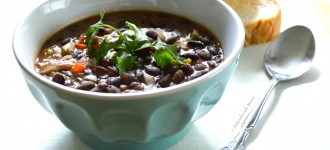 Vegetarian Black Beans Soup
