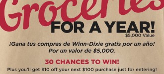 Participa en el Sorteo ‘Great Grocery Giveaway’ de Winn-Dixie
