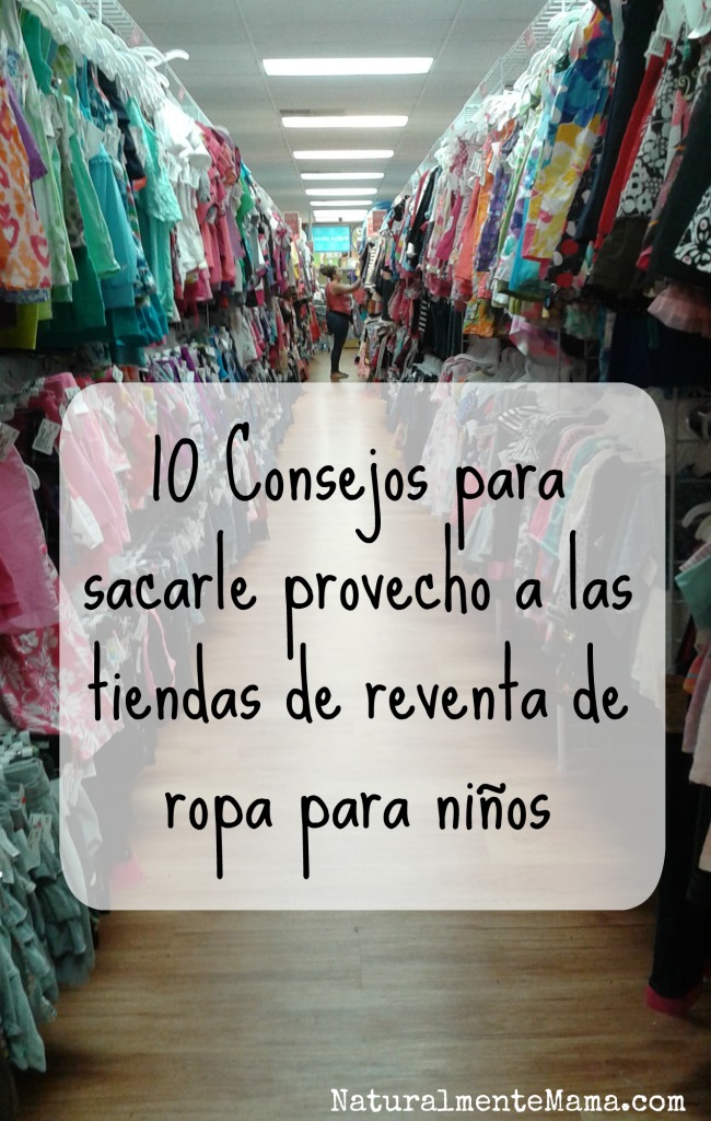 10 Consejos para sacarle provecho a las tiendas de reventa de ropa para niños