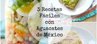 3 Recetas fáciles con Aguaates